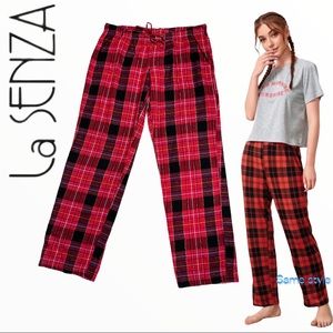 La Senza sleeping wear Pajamas cotton red stripe